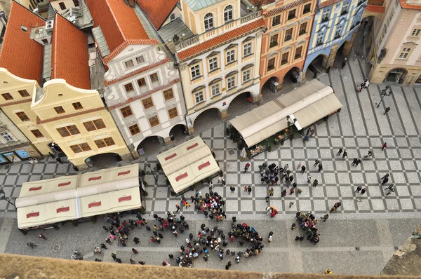 Prag 'daki eski kasaba. — Stok fotoğraf
