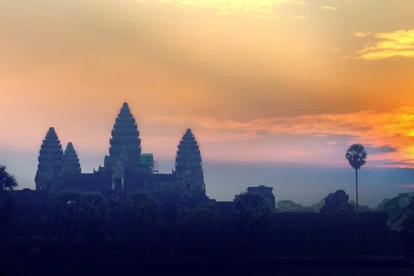 Angkor Wat Alba Fotografia Stock