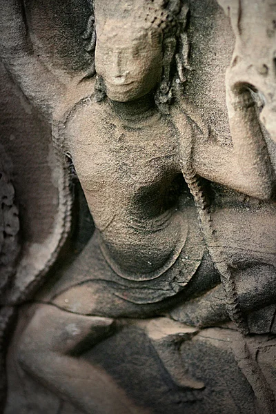 Apsara at Bayon, Cambodia — Stock Photo, Image