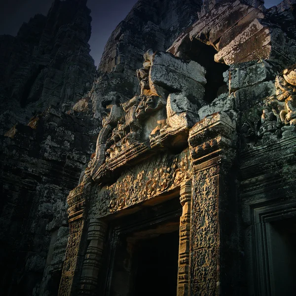 在日落的柬埔寨戎 — 图库照片