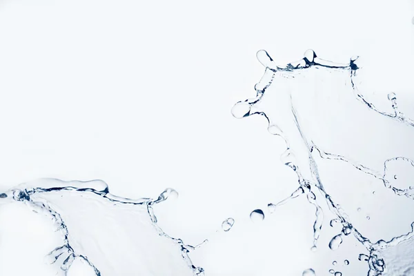 Water splash on white background — Stock Photo, Image