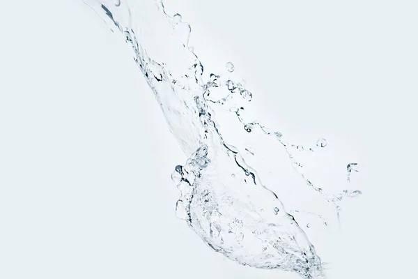Vodní stříkance na bílém pozadí — Stock fotografie