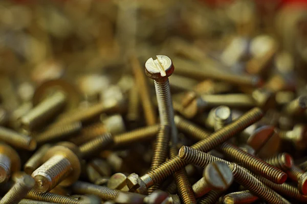 Pile of screws — Stock Photo, Image