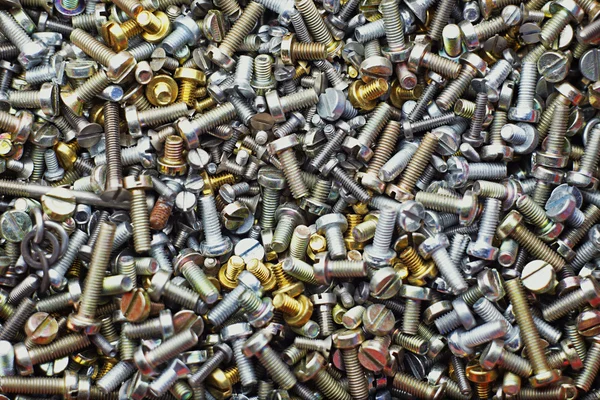 Pile of screws Stock Photo