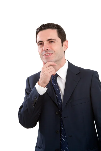 Portrait of business man with wondering expression — Stock Photo, Image