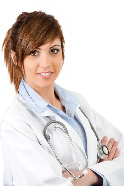 Close up de médico feminino . — Fotografia de Stock