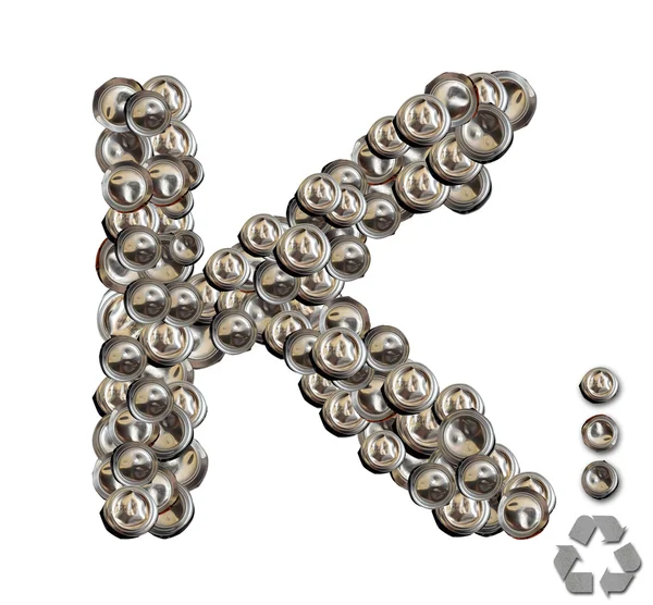 Алфавіту K — стокове фото