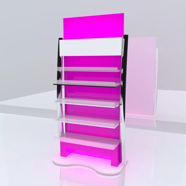 Pink shelf — Stock Photo, Image