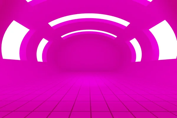 Абстрактная розовая пустая комната — стоковое фото