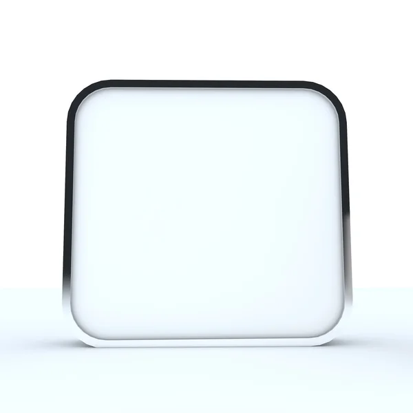 Caja en blanco — Foto de Stock