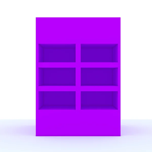 Purple shelf — Stock Photo, Image