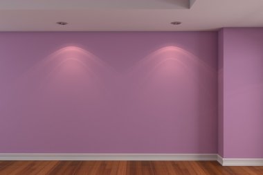 boş oda koyu pembe renkli duvar