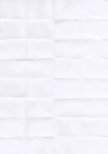 Білий аркуш паперу складений — стокове фото
