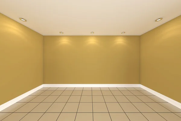 Άδειο δωμάτιο χρώμα τοίχων — Φωτογραφία Αρχείου