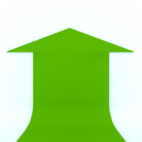 Gröna pilar bakgrund — Stockfoto
