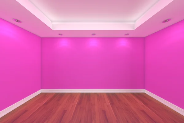Boş oda ile ev iç 3d rendering — Stok fotoğraf