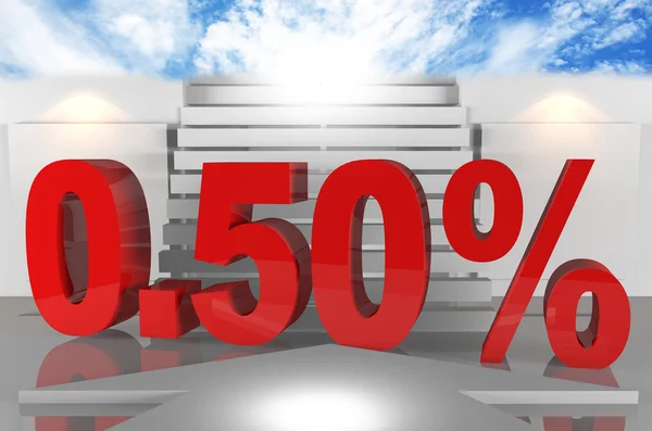 Percentage — Stockfoto