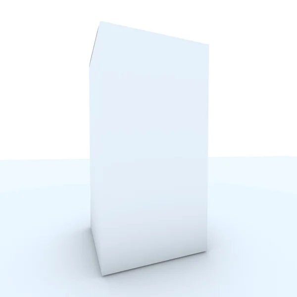 Exibição de caixa em branco — Fotografia de Stock