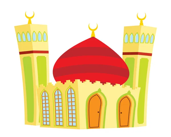 Mesquita vetorial para muçulmano 1 — Vetor de Stock