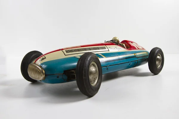 Staré hračky závodní auto Stock Snímky