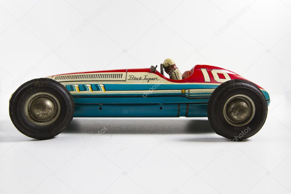 Old toy race car