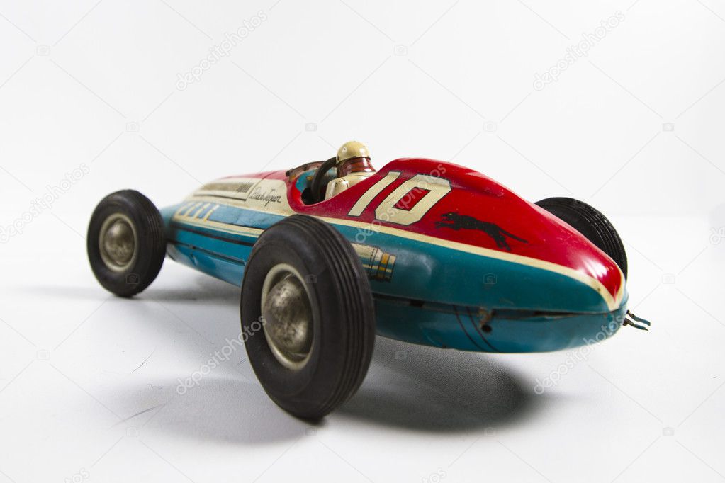 Old toy race car