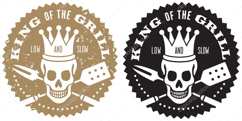 King of the Grill Barbecue Logo