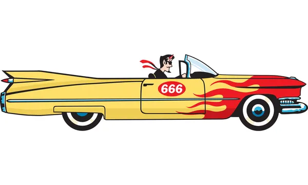 Cadillac de Satanás — Archivo Imágenes Vectoriales