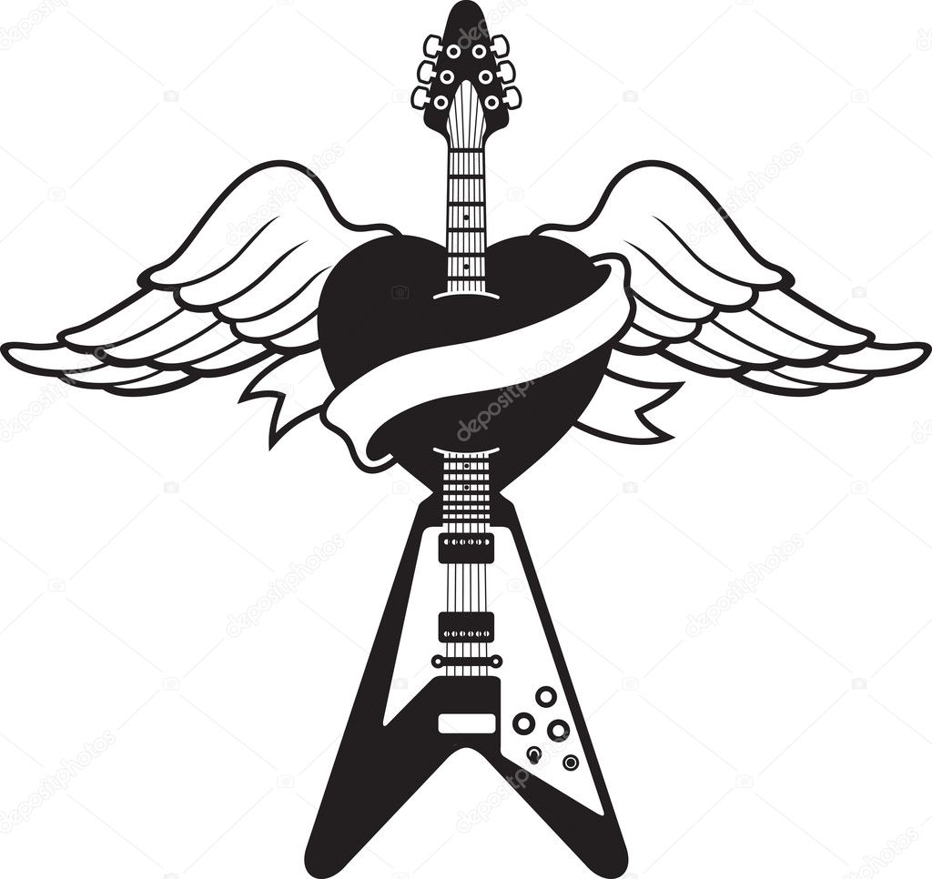 HD wallpaper: Guitar Black Tattoos HD, music | Wallpaper Flare