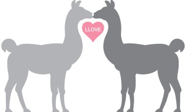 Llama Llove clipart