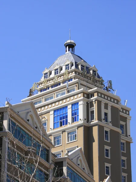Top of the building with decorative elements
