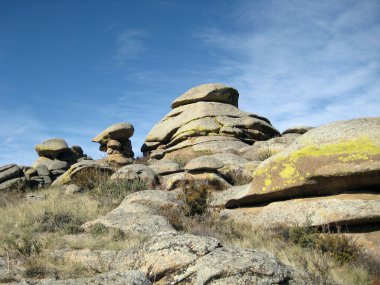 Stone boulders (Uvs Nuur Basin Tuva) clipart