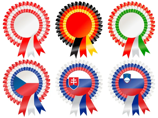 Central European Rosettes Royalty Free Stock Illustrations