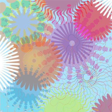 Abstract pop art background clipart