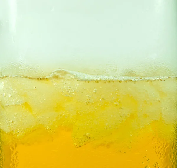 stock image Close up of beer with ice