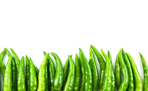 Hot chili papričky a prázdné místo pro váš text — Stock fotografie