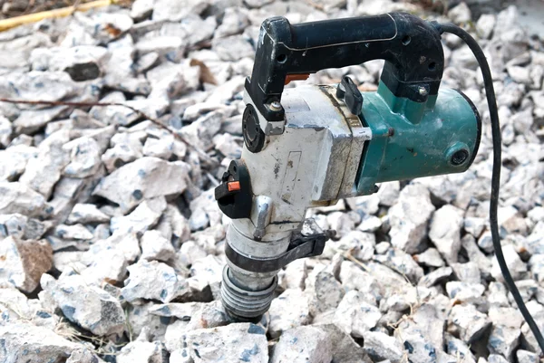 Hammer boor voor saai beton — Stockfoto