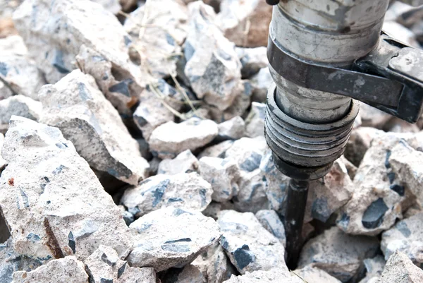 Broca de martelo para concreto chato — Fotografia de Stock