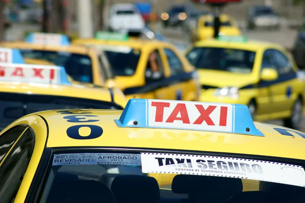 Stock image Line of Taxis