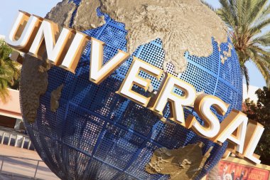Universal Globe in Orlando, Florida clipart