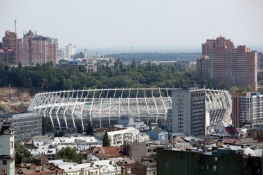 yapım aşamasında Olimpiyat Stadyumu