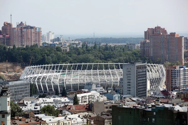 Строящийся Олимпийский стадион — стоковое фото