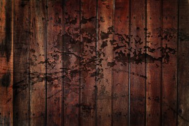 Grunge wooden background clipart