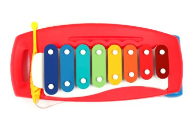 Xylophone toy isolated clipart