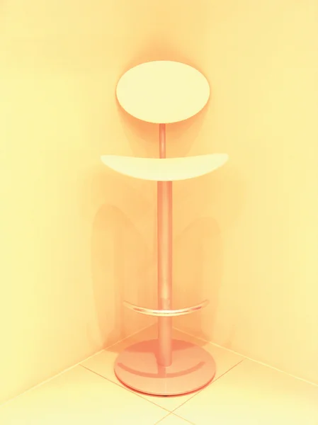 Tamborete em um café moderno — Fotografia de Stock