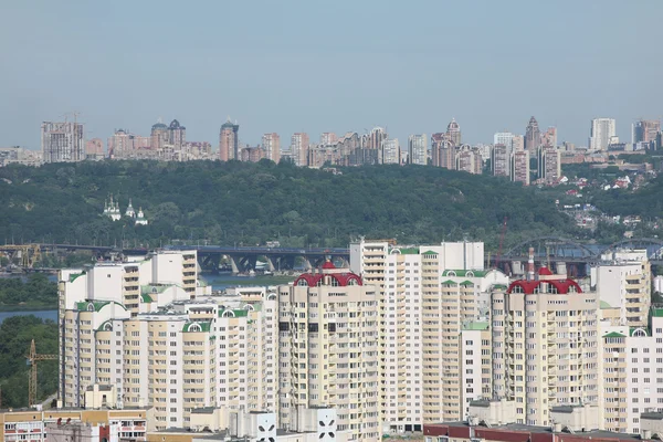 Kiev panorama uitzicht op de stad — Stockfoto