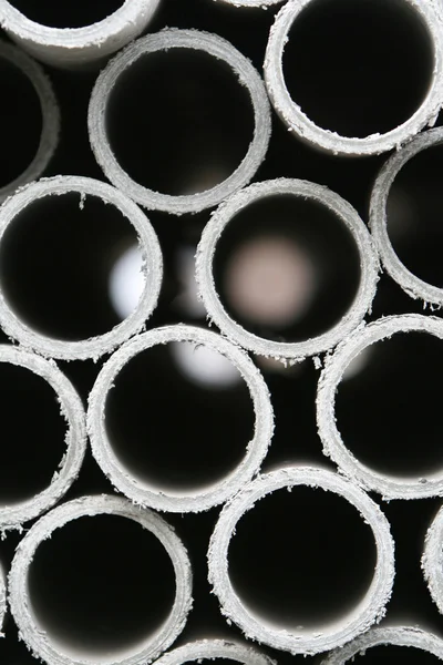 Close-up of asbestos pipes — Stock Photo, Image