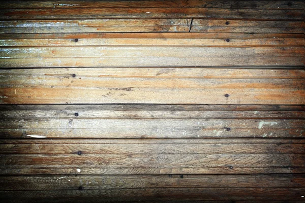 Paneles de madera gruesa con clavos — Foto de Stock