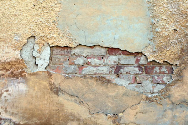 Cracked grunge stucco wall background — Stock Photo, Image