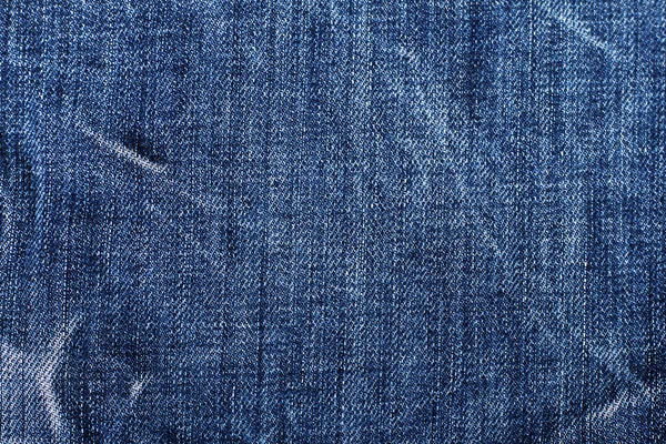 Algodão azul jeans fundo — Fotografia de Stock